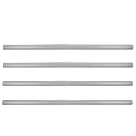 Pool Central 4 x 16 ft. Aluminum Tubes for In-Ground Pool Cover Reel System 32753168